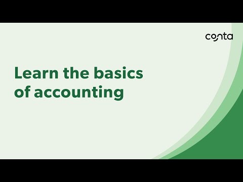 Learn the basics of accounting with Conta