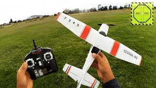 Avion Cessna 182 de R/C para aprender a volar  Review en español |DRONEPEDIA