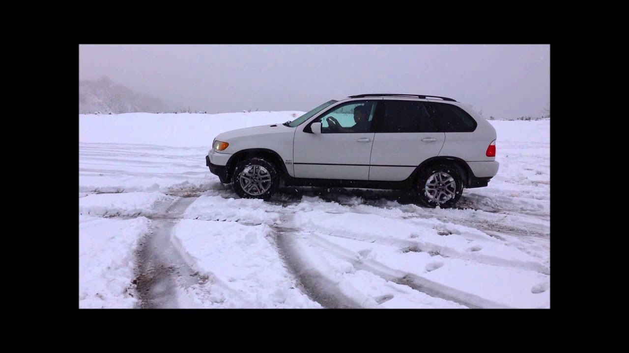 BMW E53 X5 in Snow Part 1 YouTube