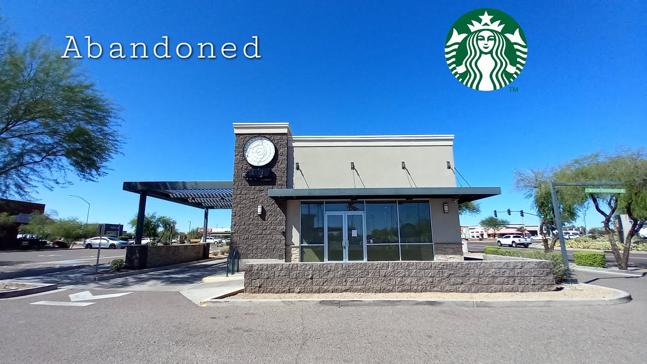 Abandoned Starbucks Recent Closure - Mesa, AZ