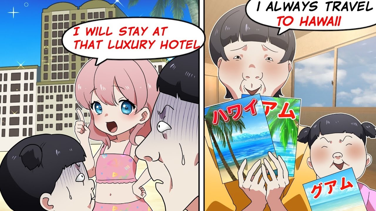 A mom brags she's rich, assuming the other mom's poor but runs into each other in Hawaii【Manga】
