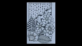 #pattern 36 zentangleart stepbystep for beginners #doodle#zen#zentangle#mandala#tangle#zentangleart