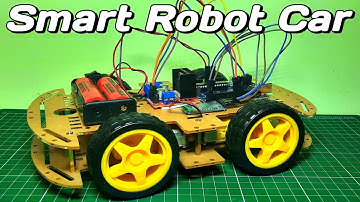 arduino bluetooth robot car | smart phone controlled arduino 4wd robot car | robot car ( Part - 2 )