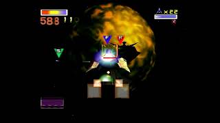 Star Fox 64 Area 6 except the Music is Break through it all from Sonic Frontiers