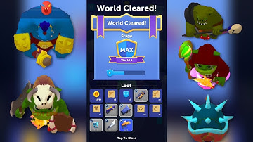 Bullet Knight Clearing World 1 (goblin village) 50 stages