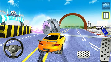 Mega Ramp Car Stunt 2020 Game - Infiniti Sedan Driving - Android iOS Gameplay