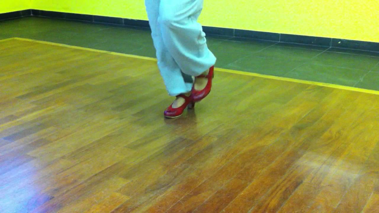 FLAMENCO PASO 2 ESCOBILLA PER FLASHMOB BY BEBA - YouTube