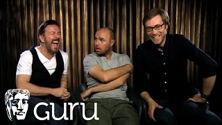 Ricky Gervais, Karl Pilkington & Stephen Merchant - "We Watched British And American Comedy"