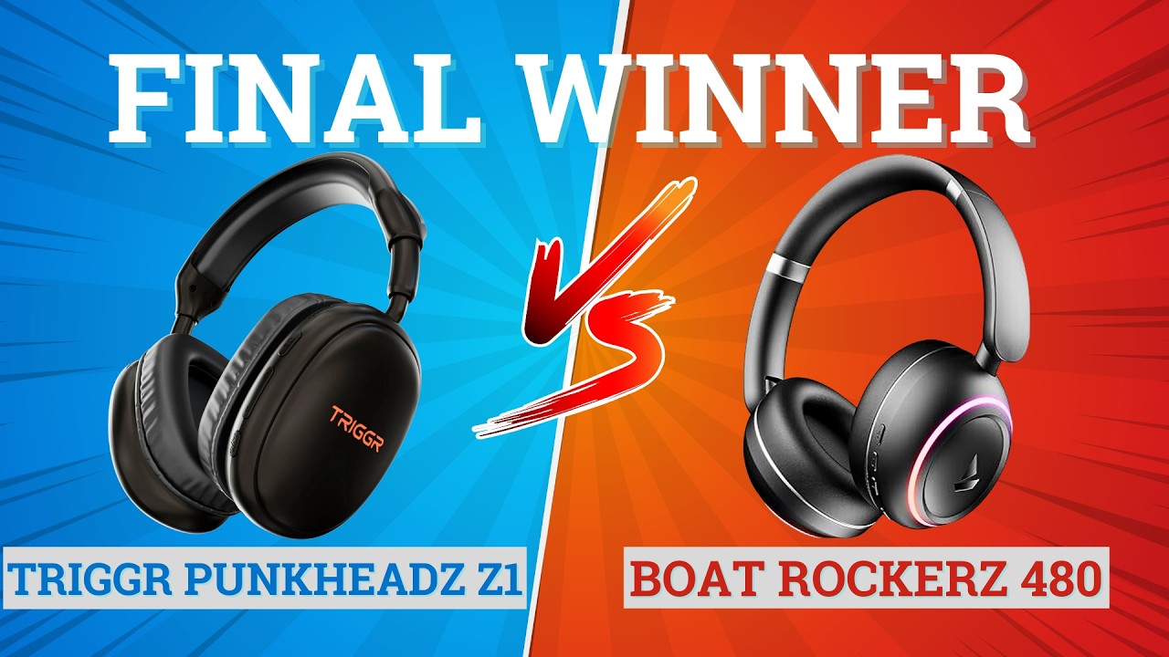 boAt Rockerz 480 vs Triggr Punkheadz Z1⚡ Full Comparison ⚡Best
