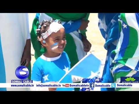 Magaalada boosaaso ayaa maanta waxaa si weyn loogu soo dhaweeyey Madaxweynaha dawladda puntland Dr S