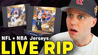 LIVE RIP: UNDER WRAPS JERSEYS &amp; HIT PARADE FOOTBALL JERSEYS