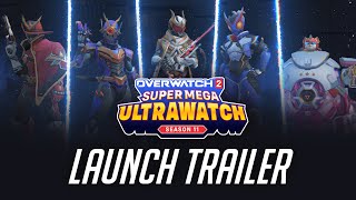 Thumbnail for Season 11: Super Mega Ultrawatch Official Trailer | Overwatch 2