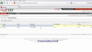 Demo of GL on OpenERP 1/2