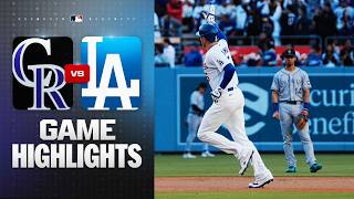 Rockies vs. Dodgers Game Highlights (5/27/26) | MLB Highlights