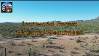 Ironwood Forest N.M. BLM camp and State Trust land