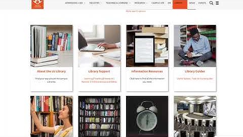 UJ Library - Navigating the UJ Library Website - Banele Khoza