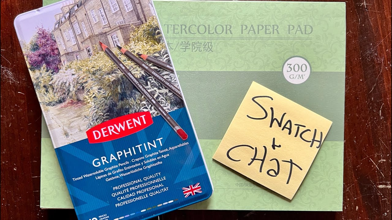 *LIVE* Swatching Derwent Graphitint (Pt 1)
