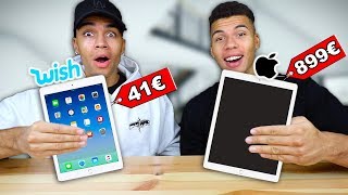 41€ iPad VS 899€ iPad !!! (ORIGINAL VS FAKE VON WISH) | Kelvin und Marvin