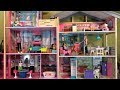 Barbie and Ken TV Show: House Tour of Barbie Town House and Barbie Sister Skipper Home