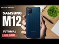 Como ajustar o volume do som do sistema no Samsung Galaxy M12