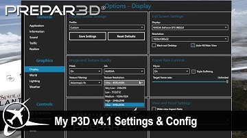[P3D v4.2] My P3D CFG & Settings