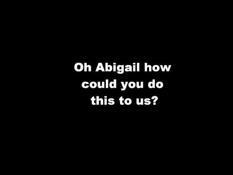 Abigail - Motionless In White *On Screen Lyrics*