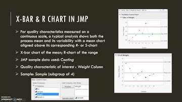 Control Charts in JMP