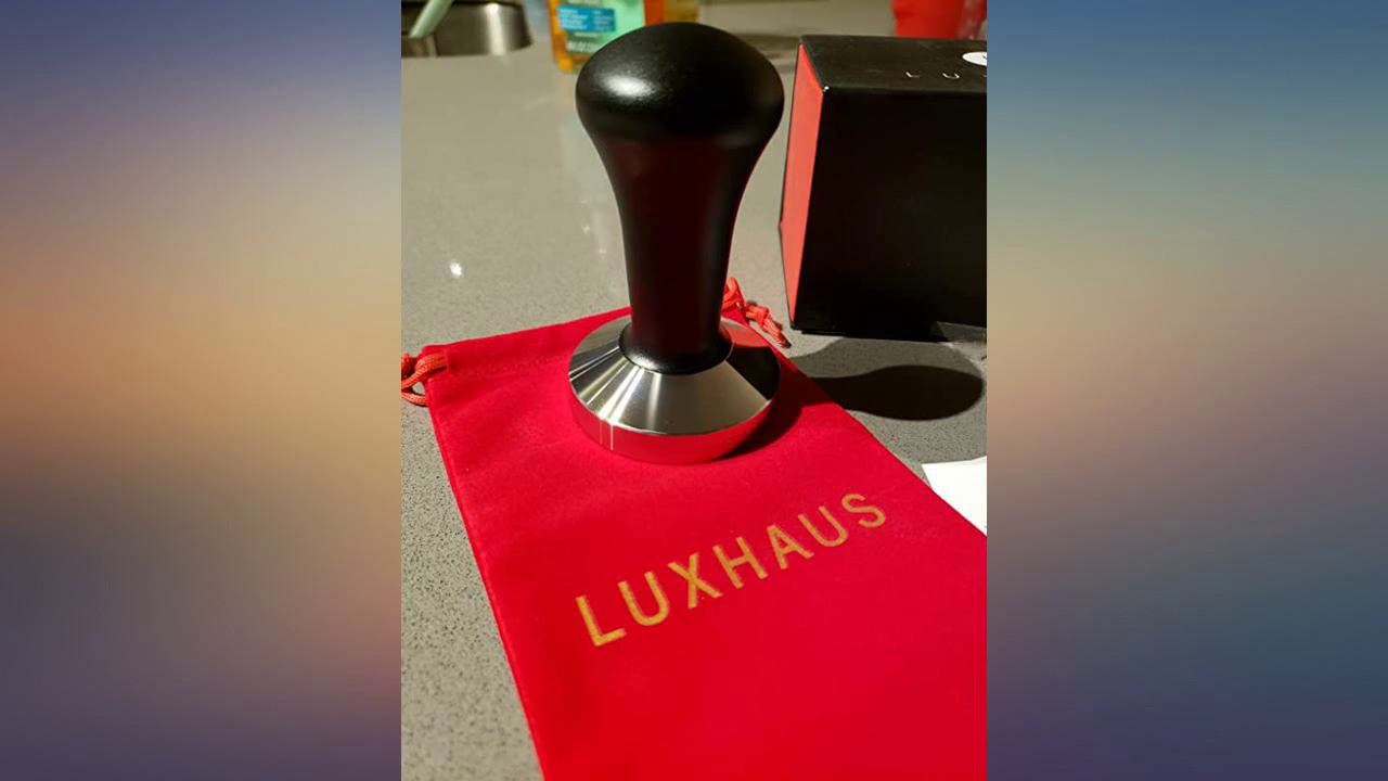 LuxHaus 49mm Espresso Tamper Premium Barista Coffee Tamper with 100% Flat 