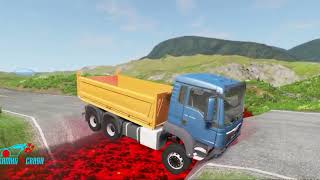 Truck Man TGS | Cars Vs Potholes #115 - BeamNG.Drive - Beamng 4 Crash
