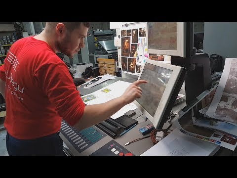 Видео: Печать книги Северный сад в типографии Буки Веди
