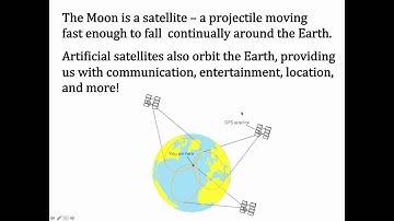Ch. 4 Gravity, Satellites, Projectiles Screencast
