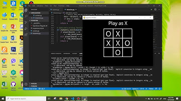 CS50AI project 0b Unbeatable Tictactoe with Alpha Beta pruning - earlpanda