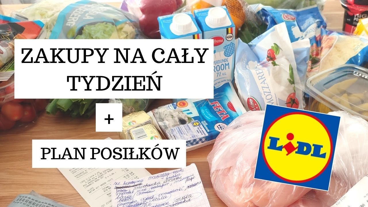HAUL ZAKUPOWY - TYGODNIOWE ZAKUPY + PLAN OBIADÓW NA TYDZIEŃ