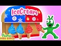 The ice cream song nursery rhymes and kids song  pea pea kids songs