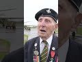 "I was wounded in Normandy, came home, went back again."