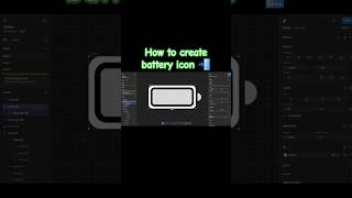 Learn to create  battery  icon in figma |  figma tutorial | DAILY UI