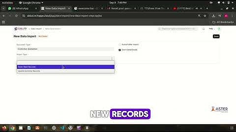 5.How to Import Customer Quotation in ERPNext | Trading Module