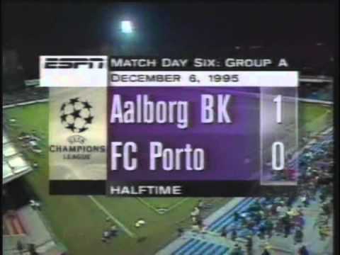 1995 December 6 Aalborg Denmark 2 Porto Portugal 2 Champions League