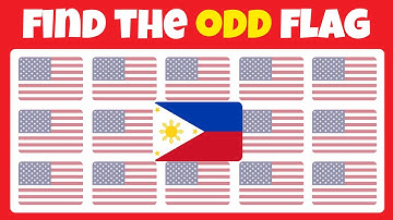 Find The Odd Flag - Learn country flags - Test how good your eyes is