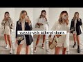 6 Ways To Style Tailored Shorts | Spring Outfit Ideas | jessmsheppard