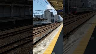名鉄堀田駅で、９５００系初期型を発車瞬間を撮影しました。　２０２４年５月１８日撮影