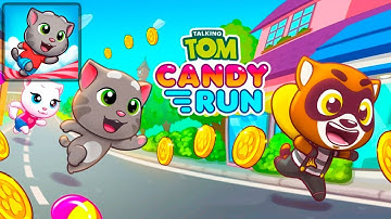Talking Tom Candy Run - Mobile Gameplay Walkthrough Part 2 (iOS, Android)