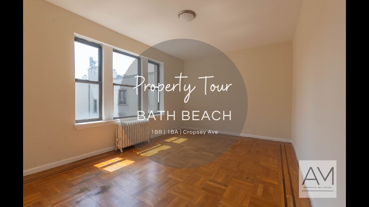 NYC Apartment Tour- 1BR at Cropsey Ave, Bath Beach, Brooklyn - YouTube