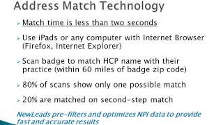 NewLeads NPI presentation