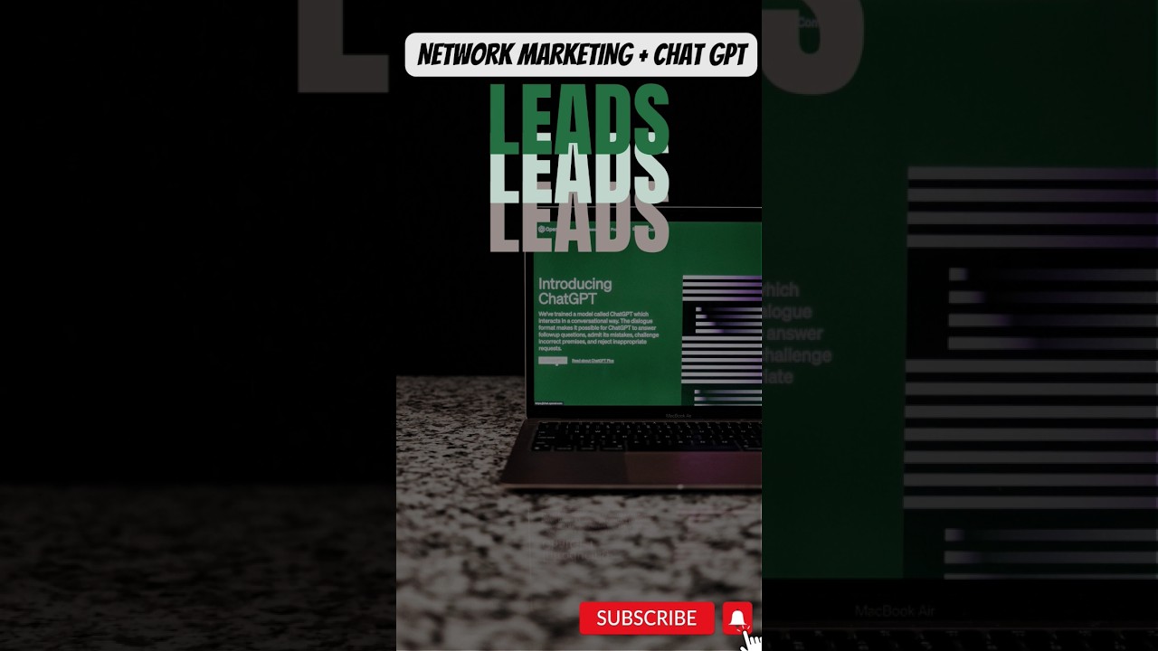 Chat GPT + Network Marketing: How to Generate Leads & Make $10k Per Month! 