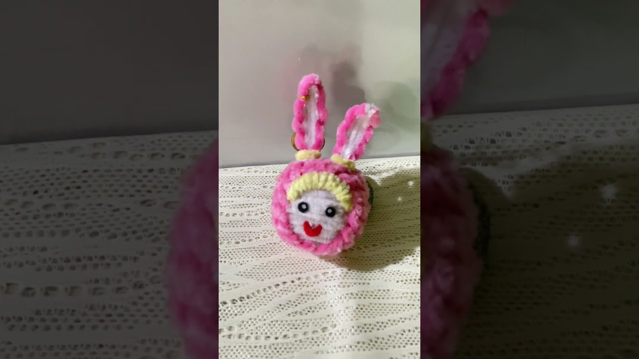 Cute key chain 🐰🩵 