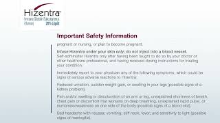 Important Safety Information by Hizentra Immune Globulin Subcutaneous (Human) 20% Liquid 143 views 5 months ago 1 minute, 23 seconds