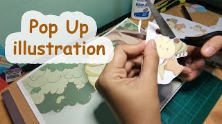 Pop Up illustration - A guide how to make a pop up design with a moving object
