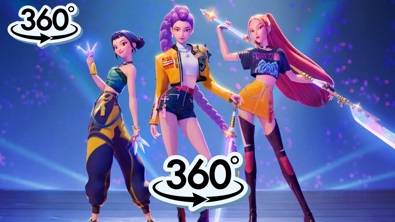 360° KPop Demon Hunters Movie Compilation 2! | VR 4K