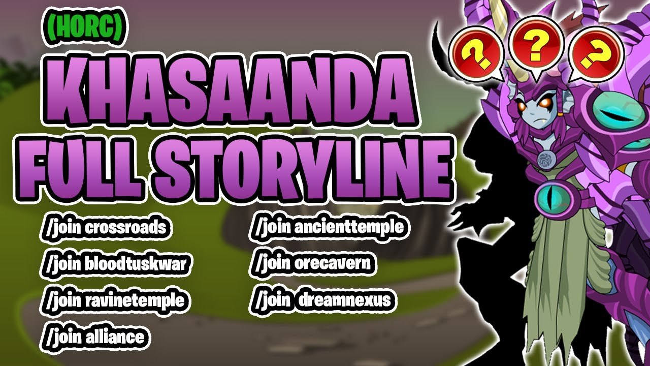 Chaos Lord Khasaanda (HORC) FULL Storyline Quest Walkthrough - AQW
